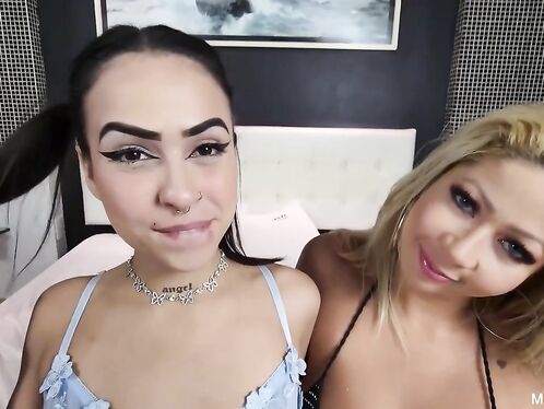 Milf vs Young Kissing: Aline and Branca