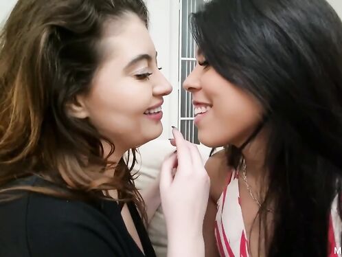 Hot Kisses in The Fetish House