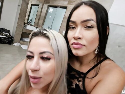 Hot Kissing Blonde vs Asian Hottest Girls