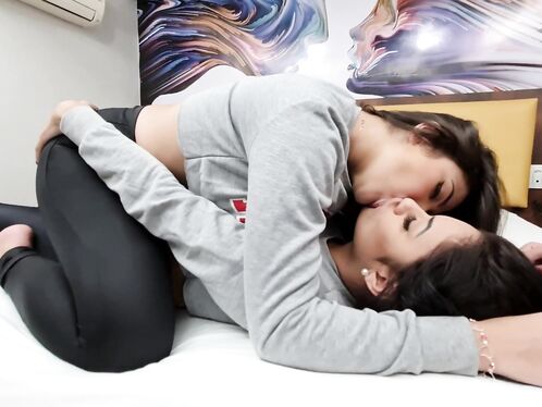 Pervert College Girls Kissing