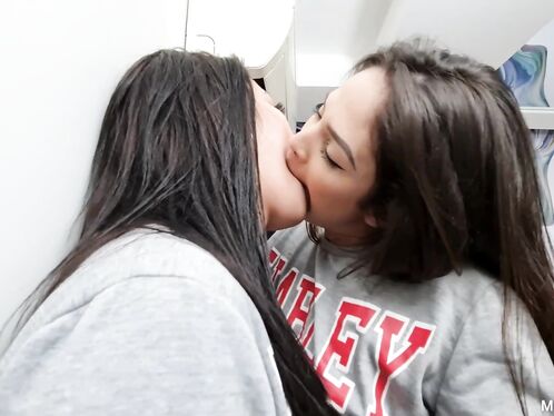 Pervert College Girls Kissing