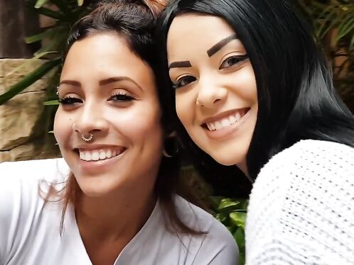 Fascinating Latinas and Deep Lesbian Kisses