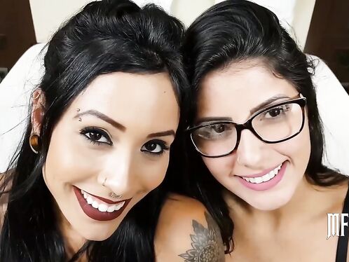 Tempting Meeting and Hot Brazilian Kiss