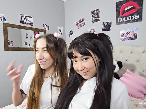 Silent Kisses College Girl