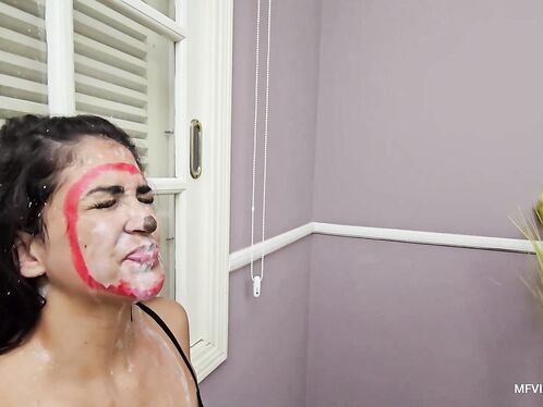 Kourtney Black Spitting In Sandy’s Face