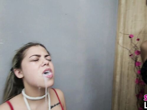 Sweet Face Spit Punishment