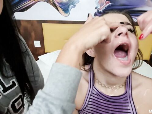 College Girls Spitting Room