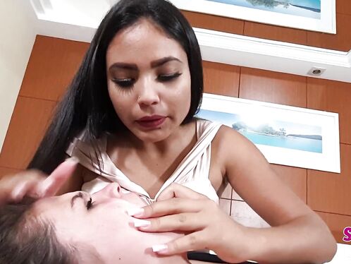 Spitting Double Tied Hands - Vol # 115