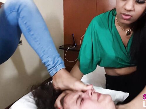 Spitting Double Tied Hands - Vol # 115