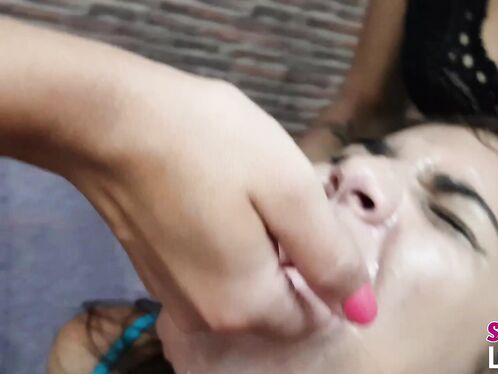 Spit Top Girls Shot Os Spit in the Face - Vol # 185