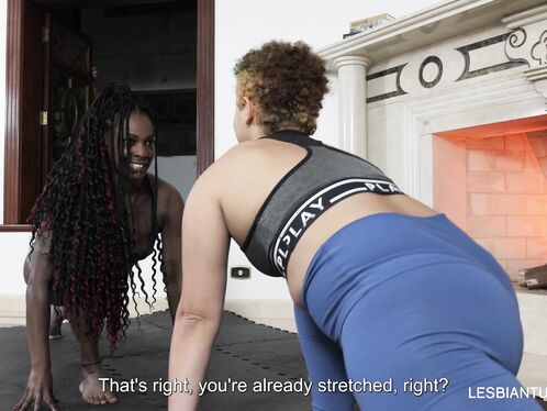 Hot Yoga with My Dear New Student - Lesbian Tutors 1 - Yara Sol and Nathalia Isis