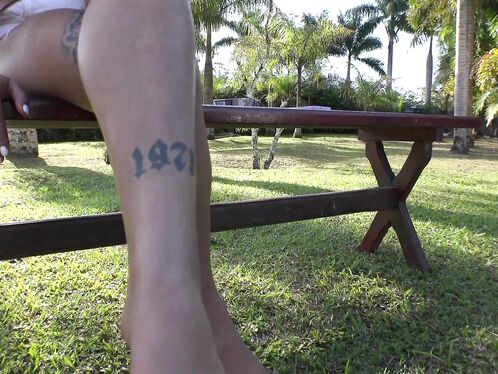 Dangling feet
