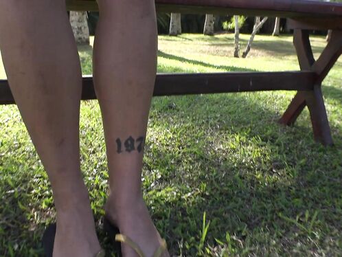 Dangling feet