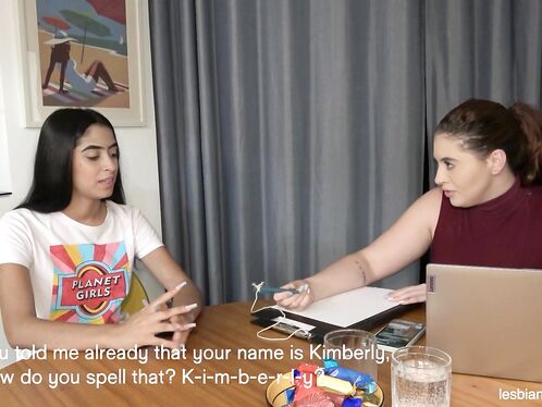 Experienced Marina Interviewed a Young Latina Girl