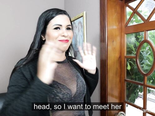 Rebeca interviews a very young black girl who ends up giving her a lot of pleasure