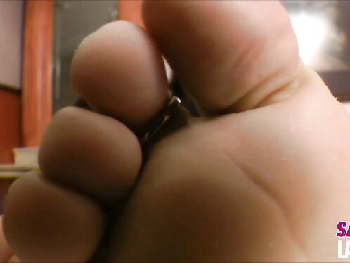Karateka Feet Face White Perfect Nails - Vol 75 - Exotic Girl Mayanna Rodrigues