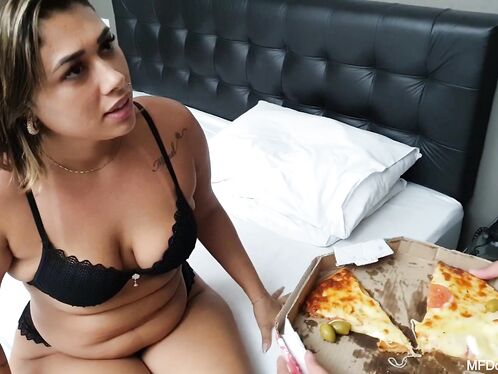 Bound Slave Girl Eats Lola's Fat Pussy